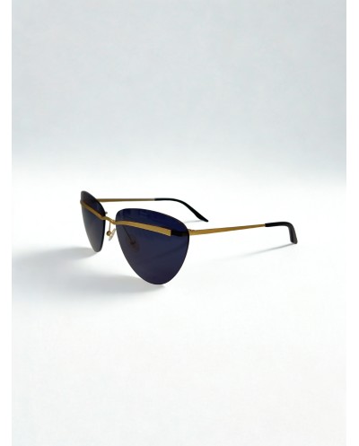 Dior Vintage Butterfly Rimless Γυαλιά Ηλίου Χρυσό Γκρι Made in Italy