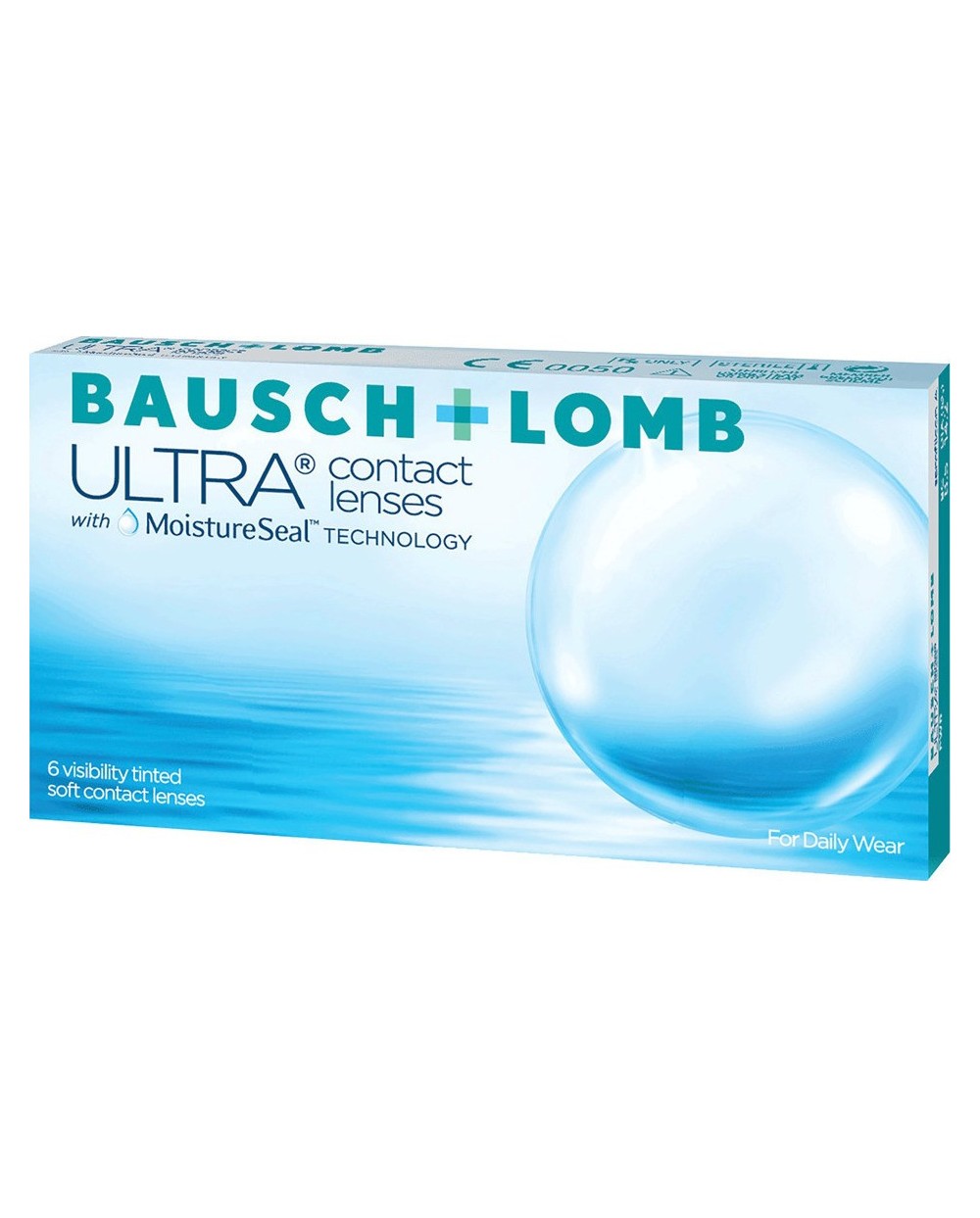 ULTRA Bausch + Lomb Μηνιαίοι Φακοί Επαφής 6pk – MoistureSeal Technology