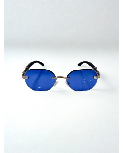 Γυαλιά Ηλίου Camello 56-17-141 - Rimless με Μπλε Φακούς & Χρυσό Μέταλλο