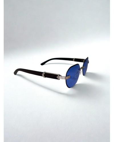 Γυαλιά Ηλίου Camello 56-17-141 - Rimless με Μπλε Φακούς & Χρυσό Μέταλλο
