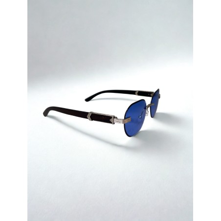 Γυαλιά Ηλίου Camello 56-17-141 - Rimless με Μπλε Φακούς & Χρυσό Μέταλλο