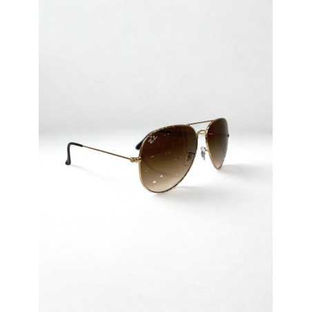 Ray-Ban Aviator Large Metal RB3025 62-14-140 - Χρυσό με Καφέ Φακό