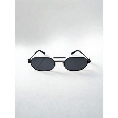 Off-White OERI123 Μαύρα Μεταλλικά Γυαλιά Ηλίου – Dark Grey Φακοί