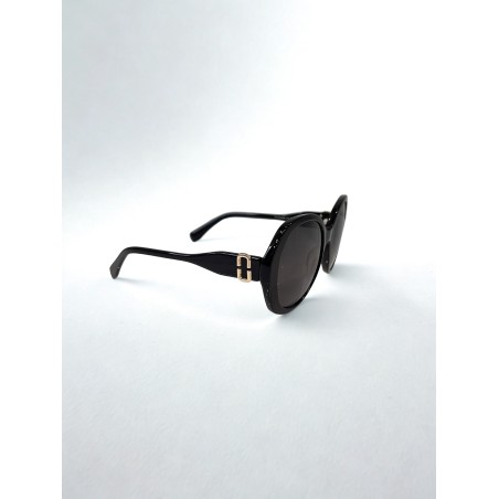 Γυαλιά Ηλίου Eppoca Silhouette 53-21-145 - Μαύρο Oversized Οβάλ