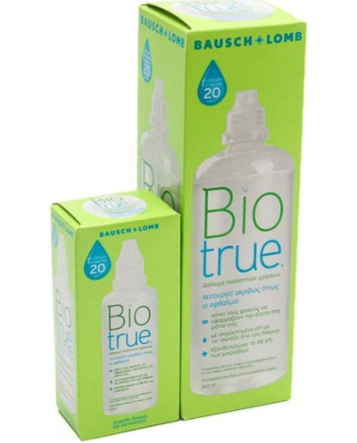 Biotrue 360ml + 60ml Δώρο | Υγρό Φακών Επαφής Bausch + Lomb