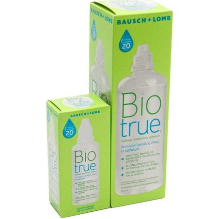 Biotrue 360ml + 60ml Δώρο | Υγρό Φακών Επαφής Bausch + Lomb