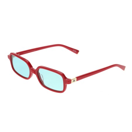 Wakawa Mito Red Turquoise (51-17-140) | Rectangle Sunglasses AR Coating