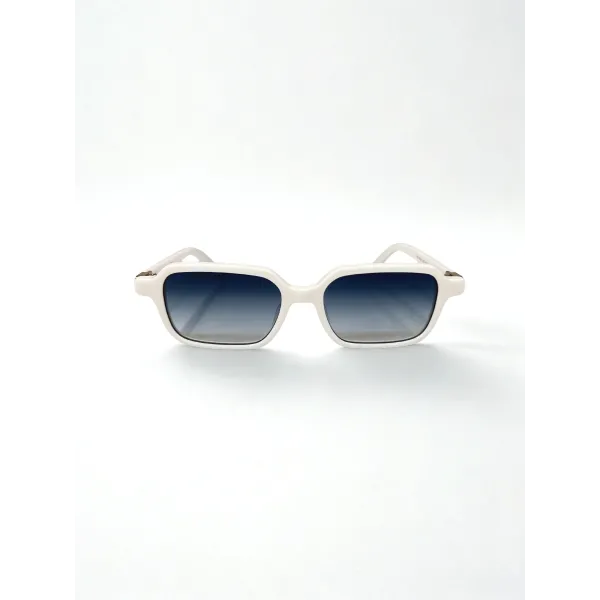 Rivero Chiaro RC10036 Γυαλιά Ηλίου Τετράγωνα Vintage Cream με Μπλε Ντεγκραντέ Φακό