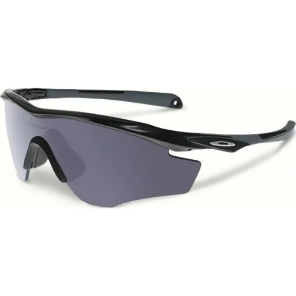 Oakley M2 Frame XL OO9343-01 Polished Black – Αθλητικά Γυαλιά Ηλίου με Γκρι Φακούς (45-14-121)