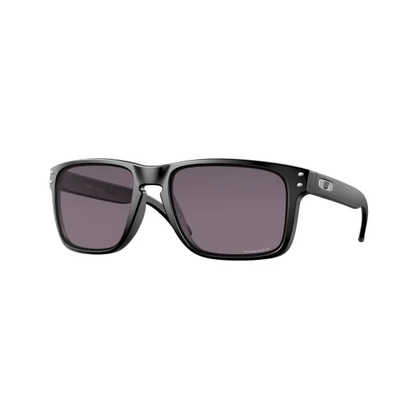 Oakley Holbrook XL OO9417-22 Matte Black – Lifestyle Γυαλιά Ηλίου για Μεγάλα Πρόσωπα με Φακούς Prizm Grey