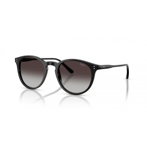 Polo Ralph Lauren PH4110 5001/8G Shiny Black – Ανδρικά Γυαλιά Ηλίου με Γκρι Ντεγκραντέ Φακούς (50-21-145)