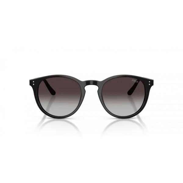Polo Ralph Lauren PH4110 5001/8G Shiny Black – Ανδρικά Γυαλιά Ηλίου με Γκρι Ντεγκραντέ Φακούς (50-21-145)
