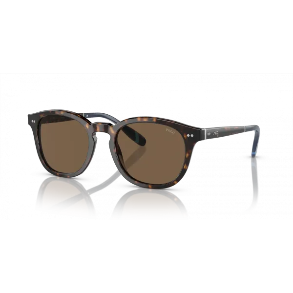 Polo Ralph Lauren PH4206 500373 Shiny Dark Havana – Ανδρικά Γυαλιά Ηλίου με Καφέ Φακούς (52-20-145)