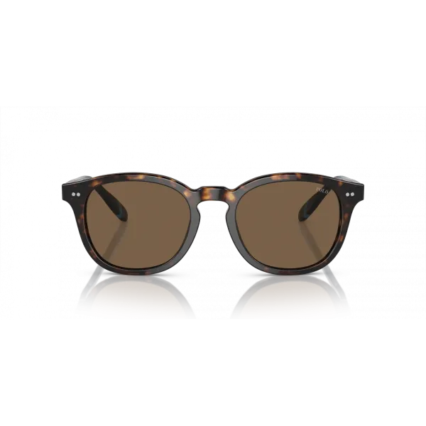Polo Ralph Lauren PH4206 500373 Shiny Dark Havana – Ανδρικά Γυαλιά Ηλίου με Καφέ Φακούς (52-20-145)