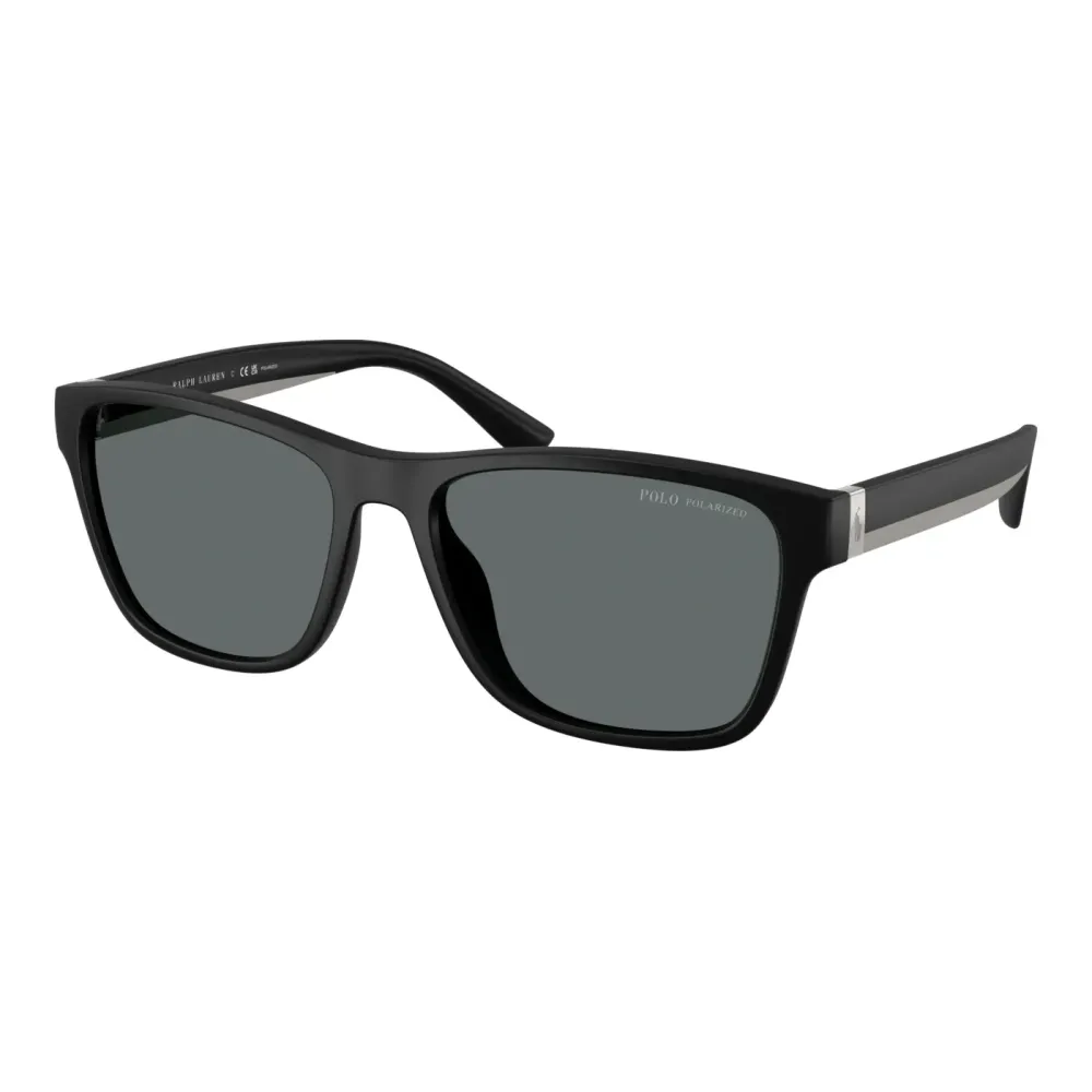 Polo Ralph Lauren PH4292U 5001/81 Matte Black – Ανδρικά Γυαλιά Ηλίου με Polarized Dark Grey Φακούς