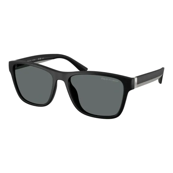 Polo Ralph Lauren PH4292U 5001/81 Matte Black – Ανδρικά Γυαλιά Ηλίου με Polarized Dark Grey Φακούς