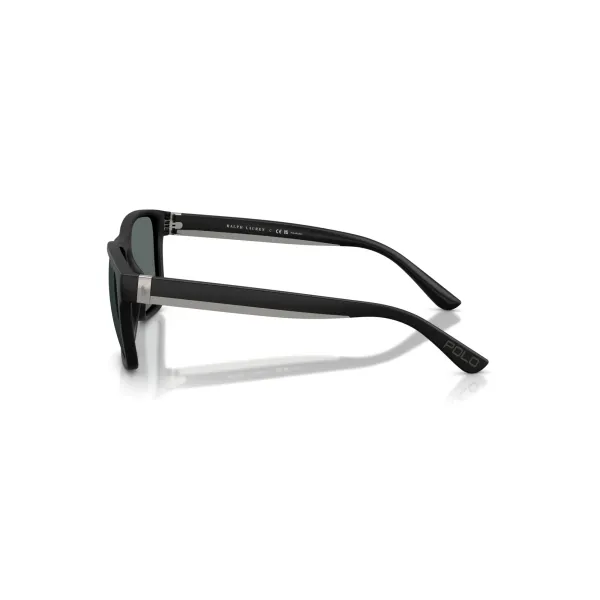 Polo Ralph Lauren PH4292U 5001/81 Matte Black – Ανδρικά Γυαλιά Ηλίου με Polarized Dark Grey Φακούς