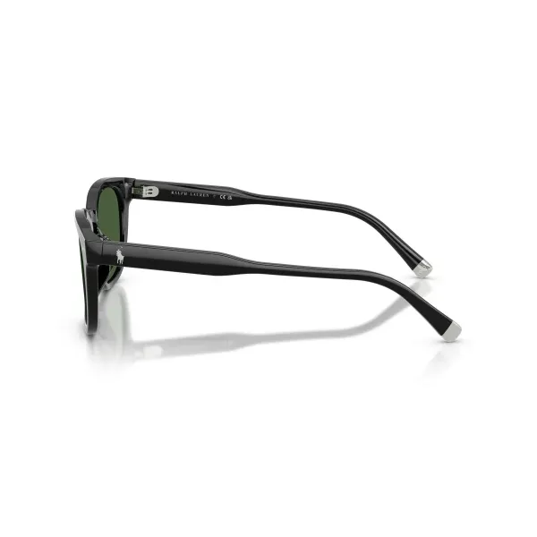 Polo Ralph Lauren PH4242U 500171 Shiny Black – Ανδρικά Τετράγωνα Γυαλιά Ηλίου με Πράσινους Φακούς (52-20-145)