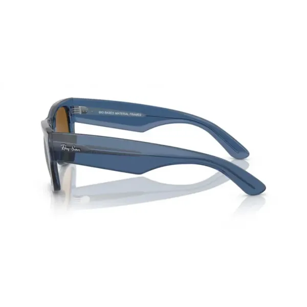 Ray-Ban Mega Wayfarer RB0840S 668073 Transparent Blue – Γυαλιά Ηλίου με Σκούρους Καφέ Φακούς (51-21-145)