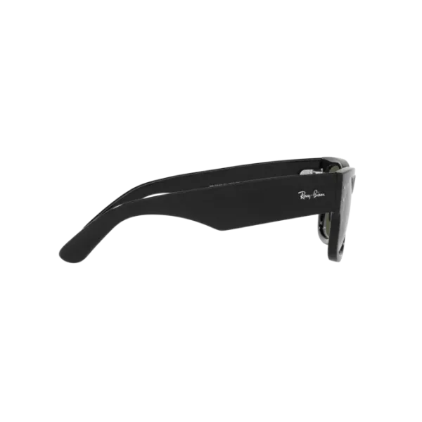 Ray-Ban Mega Wayfarer RB0840S 901/31 Shiny Black – Γυαλιά Ηλίου με Πράσινους Φακούς G-15 (51-21-145)