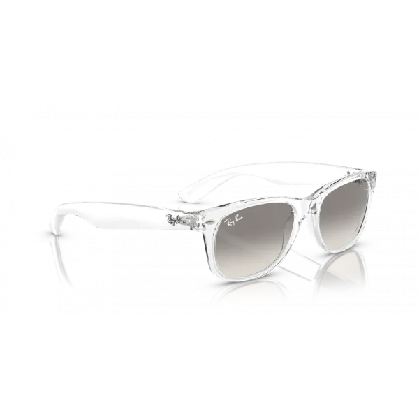 Ray-Ban New Wayfarer RB2132 6773/42 Transparent – Γυαλιά Ηλίου με Γκρι Ντεγκραντέ Φακούς (55-18-145)