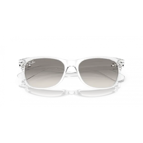 Ray-Ban New Wayfarer RB2132 6773/42 Transparent – Γυαλιά Ηλίου με Γκρι Ντεγκραντέ Φακούς (55-18-145)