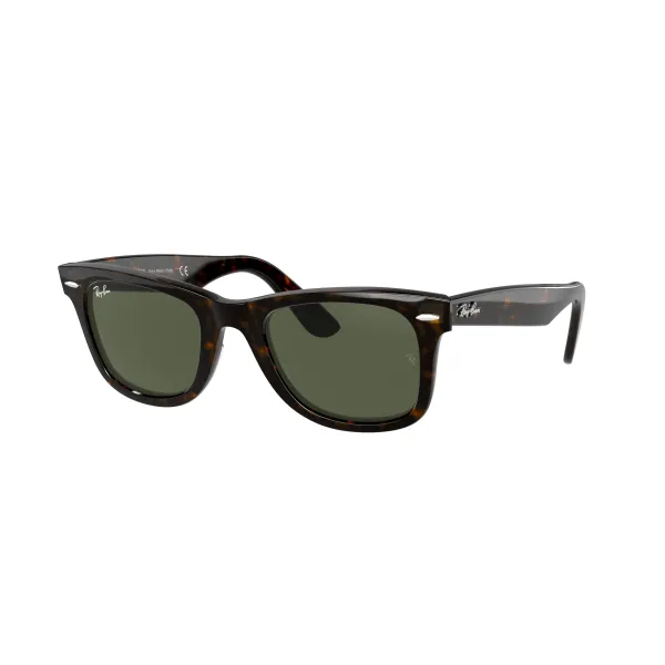 Ray-Ban Original Wayfarer RB2140 902 Tortoise – Γυαλιά Ηλίου με Πράσινους Φακούς G-15