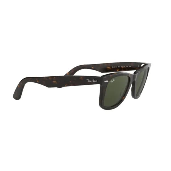 Ray-Ban Original Wayfarer RB2140 902 Tortoise – Γυαλιά Ηλίου με Πράσινους Φακούς G-15