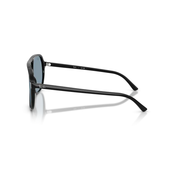 Ray-Ban Bill RB2198 901/56 Black – Aviator Style Γυαλιά Ηλίου με Μπλε Φακούς (60-14-145)