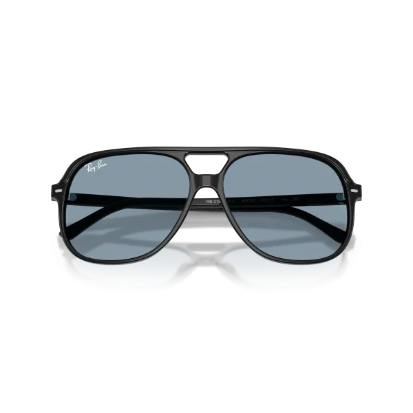 Ray-Ban Bill RB2198 901/56 Black – Aviator Style Γυαλιά Ηλίου με Μπλε Φακούς (60-14-145)
