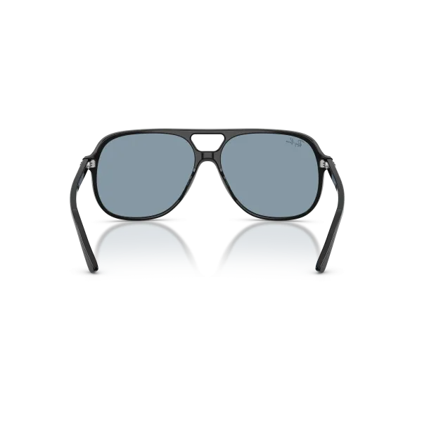 Ray-Ban Bill RB2198 901/56 Black – Aviator Style Γυαλιά Ηλίου με Μπλε Φακούς (60-14-145)