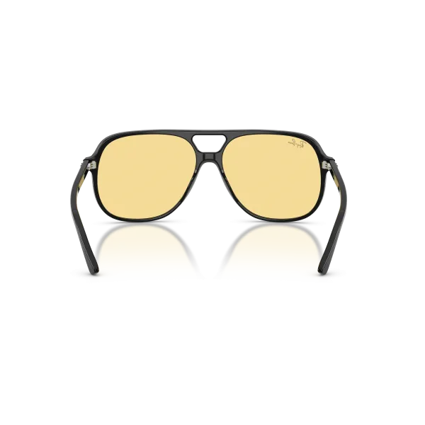 Ray-Ban Bill RB2198 901/R6 Black – Premium Γυαλιά Ηλίου με Κίτρινους  (60-14-145)
