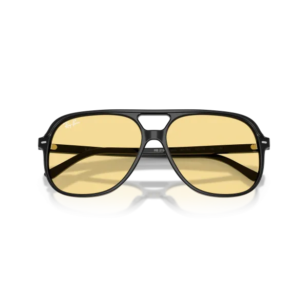 Ray-Ban Bill RB2198 901/R6 Black – Premium Γυαλιά Ηλίου με Κίτρινους  (60-14-145)