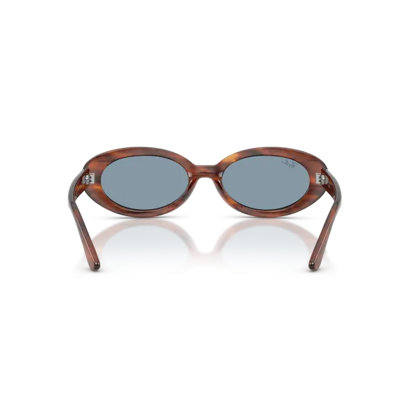 Ray-Ban RB2223  Striped Havana – Oval Γυαλιά Ηλίου με Μπλε Φακούς (54-19-145)