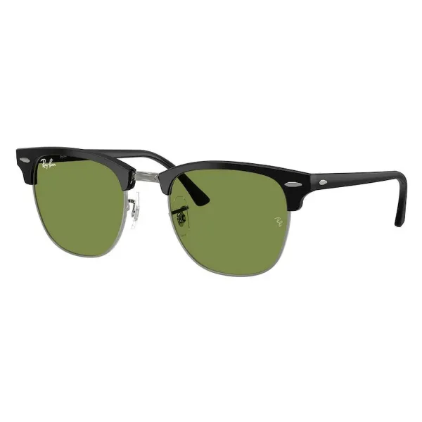 Ray-Ban Clubmaster RB3016 601S/85 Matte Black on Black – Γυαλιά Ηλίου με Πράσινους Φακούς G-15 (51-21-145)