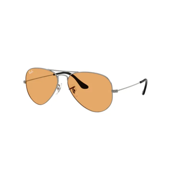Ray-Ban Aviator Large Metal RB3025 004/33 Gunmetal – Γυαλιά Ηλίου με Πορτοκαλί Φακούς (58-14-135)