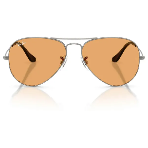 Ray-Ban Aviator Large Metal RB3025 004/33 Gunmetal – Γυαλιά Ηλίου με Πορτοκαλί Φακούς (58-14-135)