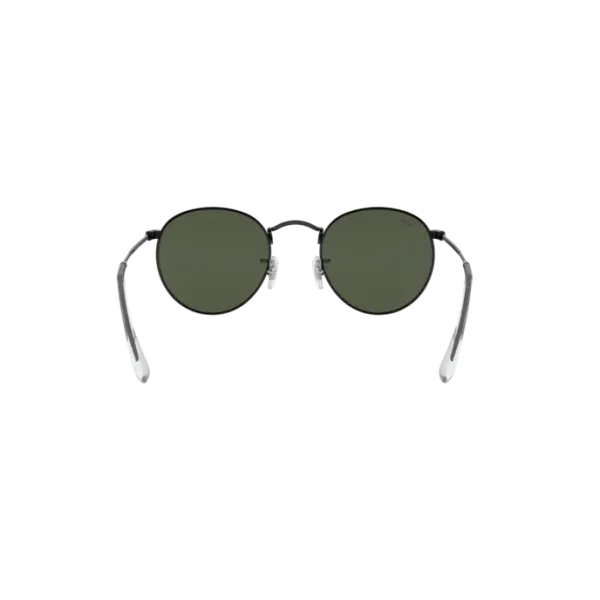 Ray-Ban Round Metal RB3447 9199/31 Black – Τα Εμβληματικά Στρογγυλά Γυαλιά Ηλίου με Πράσινους Φακούς G-15 (50-21-145)