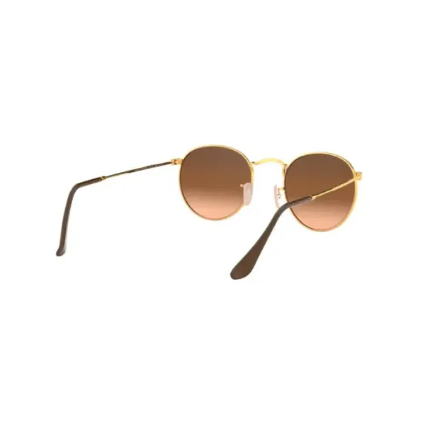 Ray-Ban Round Metal RB3447 9001A5 Light Bronze – Vintage Γυαλιά Ηλίου με Ντεγκραντέ Φακούς Pink/Brown (50-21-145)