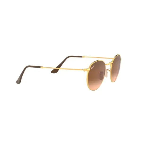 Ray-Ban Round Metal RB3447 9001A5 Light Bronze – Vintage Γυαλιά Ηλίου με Ντεγκραντέ Φακούς Pink/Brown (50-21-145)