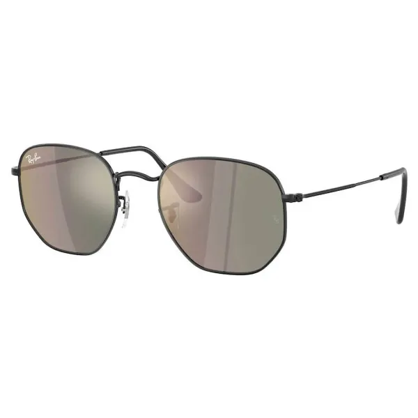 Ray-Ban Hexagonal RB3548N 002/68 Black – Γυαλιά Ηλίου με Flat Καθρέφτη Grey Mirror Blue-Green (51-21-145)