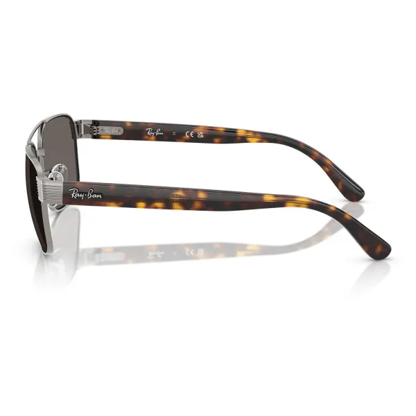 Ray-Ban RB3751 004/B1 Gunmetal – Ανδρικά Γυαλιά Ηλίου με Dark Grey Φακούς (58-17-145)