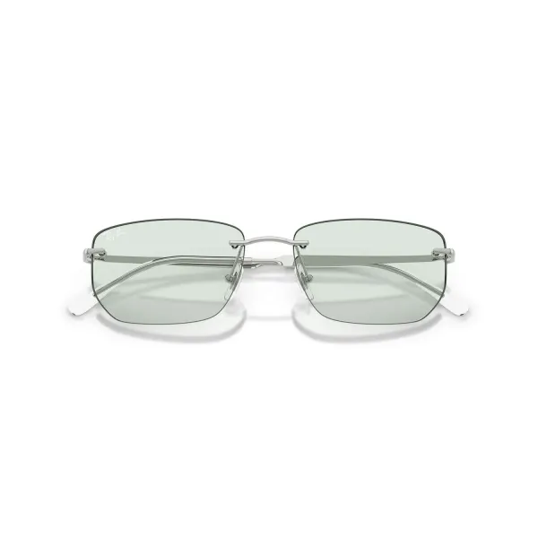 Ray-Ban RB3768 003/M1 Silver Rimless – Γυαλιά Ηλίου με Φωτοχρωμικούς Φακούς Photo Emerald Dark (56-15-145)