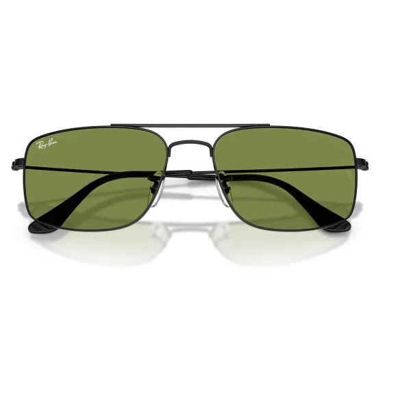 Ray-Ban Explorer III RB3779 002/4E Black – Ανδρικά Γυαλιά Ηλίου με Πράσινους Φακούς (59-18-140)