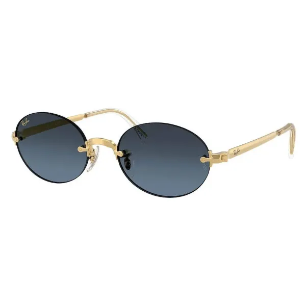 Ray-Ban By A$AP Rocky RB3929 001/S2 Arista – Unisex Γυαλιά Ηλίου Oval Rimless με Φακό Blue Gradient Dark Grey (54-20-145)
