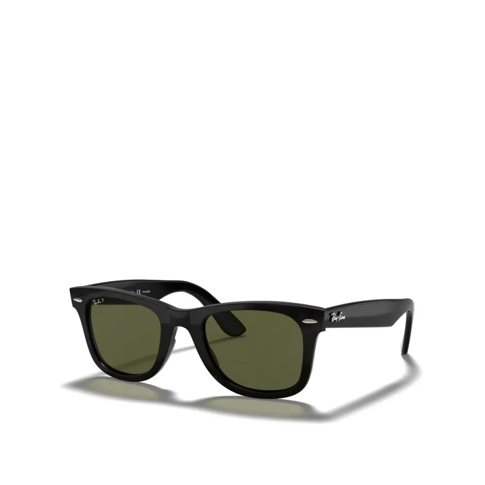 Ray-Ban Wayfarer Ease RB4340 601 Black – Εμβληματικά Γυαλιά Ηλίου με Πράσινους Φακούς G-15 (50-22-150)