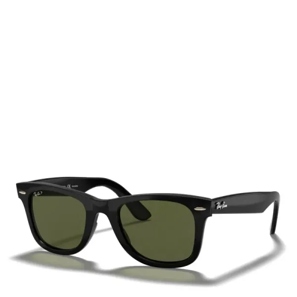 Ray-Ban Wayfarer Ease RB4340 601 Black – Εμβληματικά Γυαλιά Ηλίου με Πράσινους Φακούς G-15 (50-22-150)