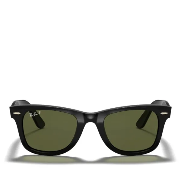 Ray-Ban Wayfarer Ease RB4340 601 Black – Εμβληματικά Γυαλιά Ηλίου με Πράσινους Φακούς G-15 (50-22-150)