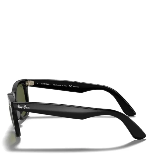 Ray-Ban Wayfarer Ease RB4340 601 Black – Εμβληματικά Γυαλιά Ηλίου με Πράσινους Φακούς G-15 (50-22-150)