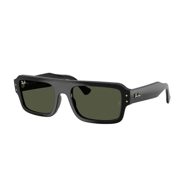Ray-Ban Flacko RB4454 667731 Black Dark Green Γυαλιά Ηλίου